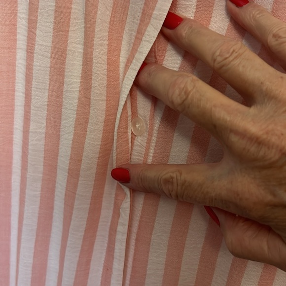 (2) Striped Chico’s Blouse - Picture 6 of 11
